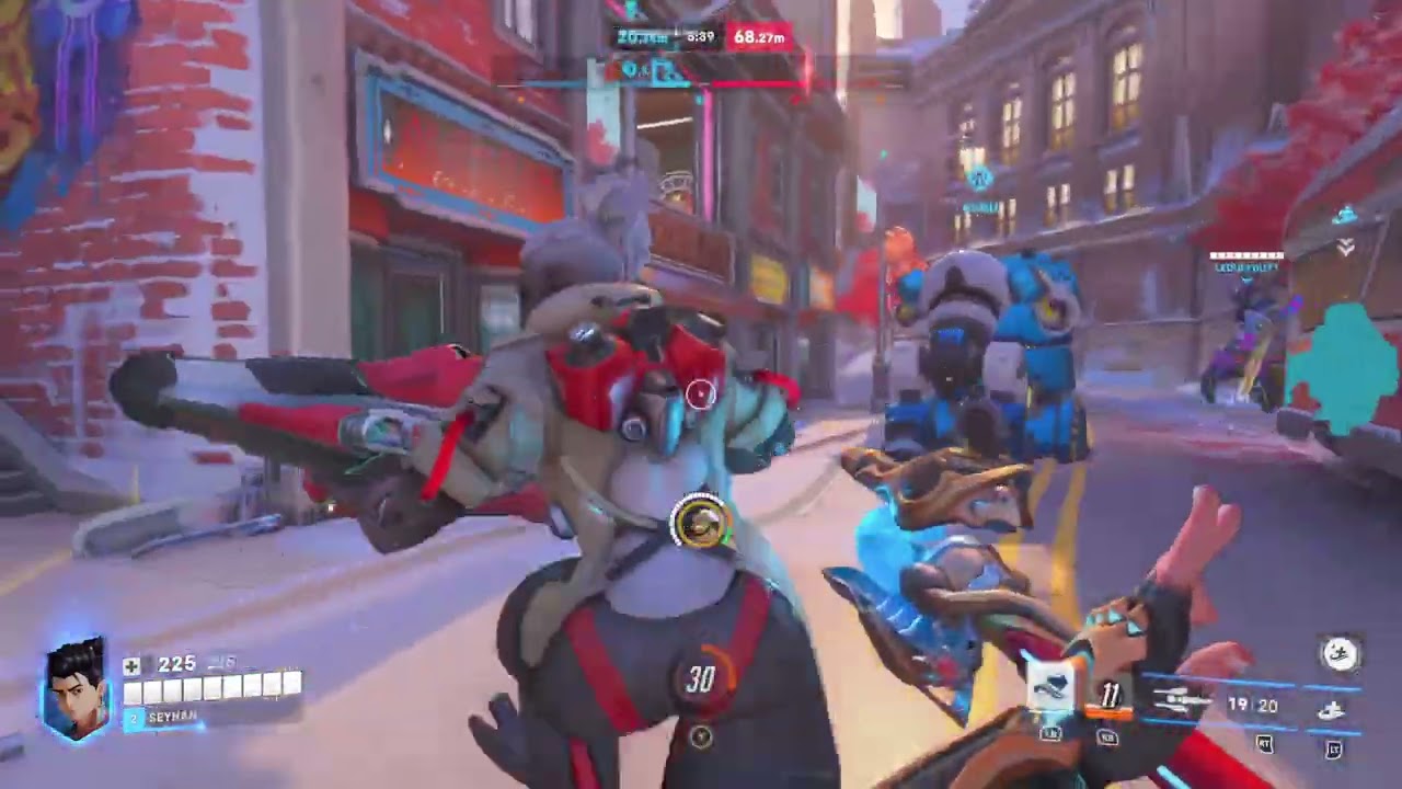 #Overwatch 2  Healer/Tank (Wu/D.VA) 1 Battle