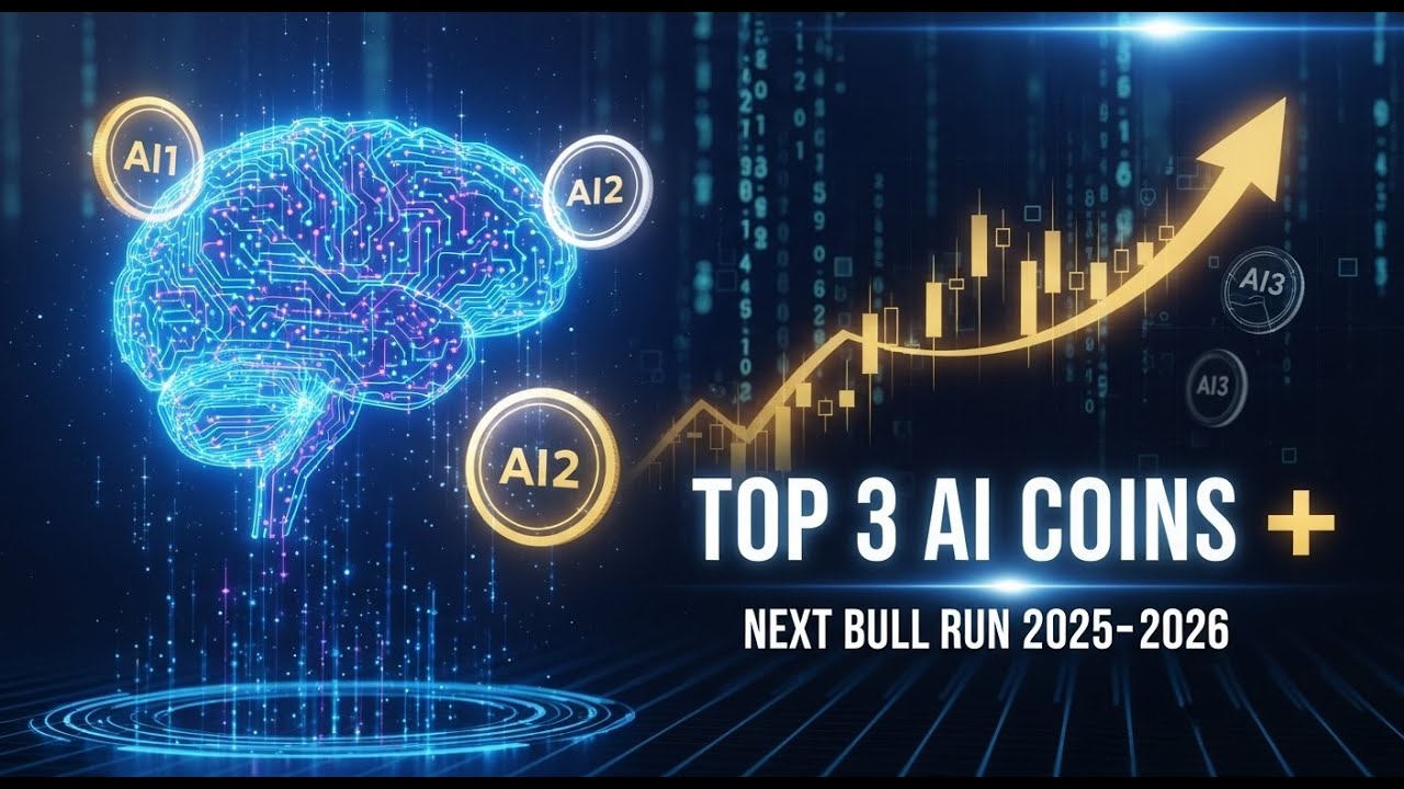 Top 3 AI Coins to Watch for the Next Bull Run 🚀 (Massive Potential in 2025&ndash;2026)