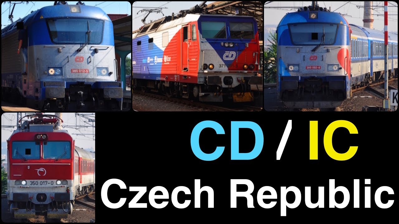 Railjet, IC, Express operated by CD [Czech Republic]