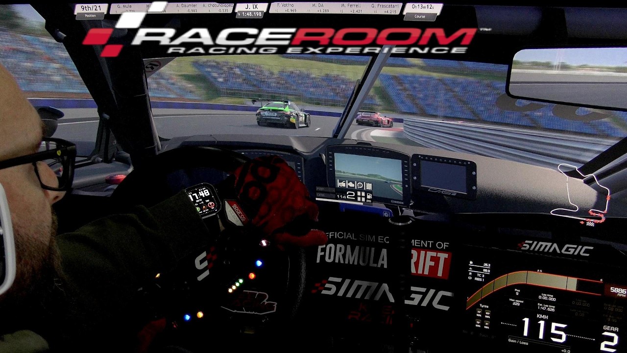 RaceRoom | BMW M4 GT3 circuit Hungaroring | Course Sprint 15 min intense | 