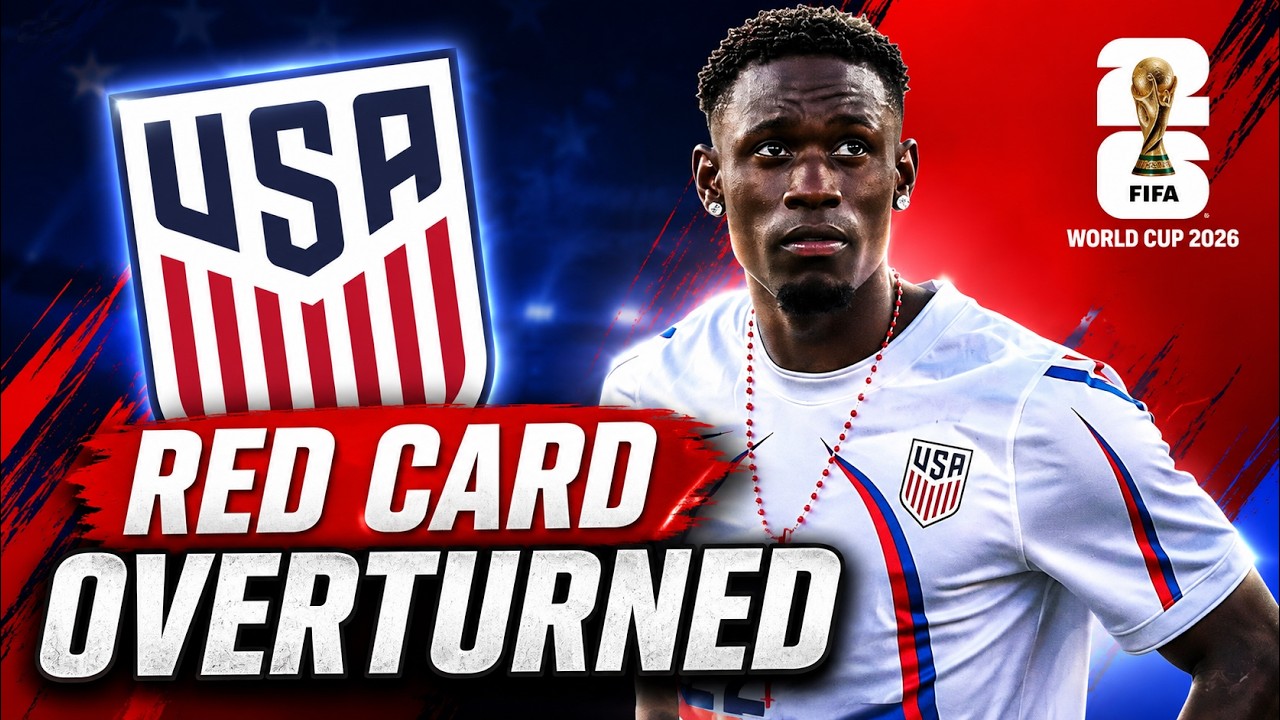 BREAKING! Balogun Red Card Overturned! He will play in USA vs Belgium!