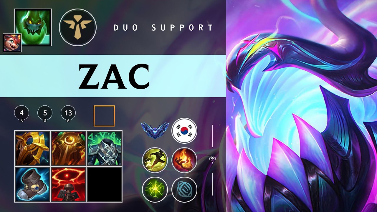 Zac Support vs Braum - KR Diamond Patch 26.03