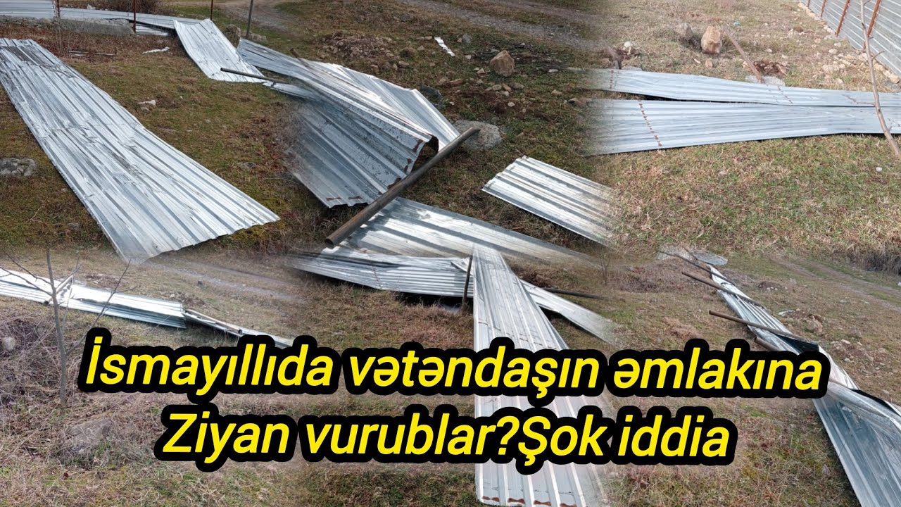 İsmayıllıda Diyallı kəndində vətəndaşın əmlakına ziyan vurulub?-Şok iddia əslində nə baş verir 