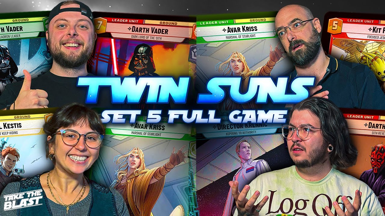 Sentinels Dominate The Board! | Twin Suns Full Match (Star Wars Unlimited Legends of the Force)