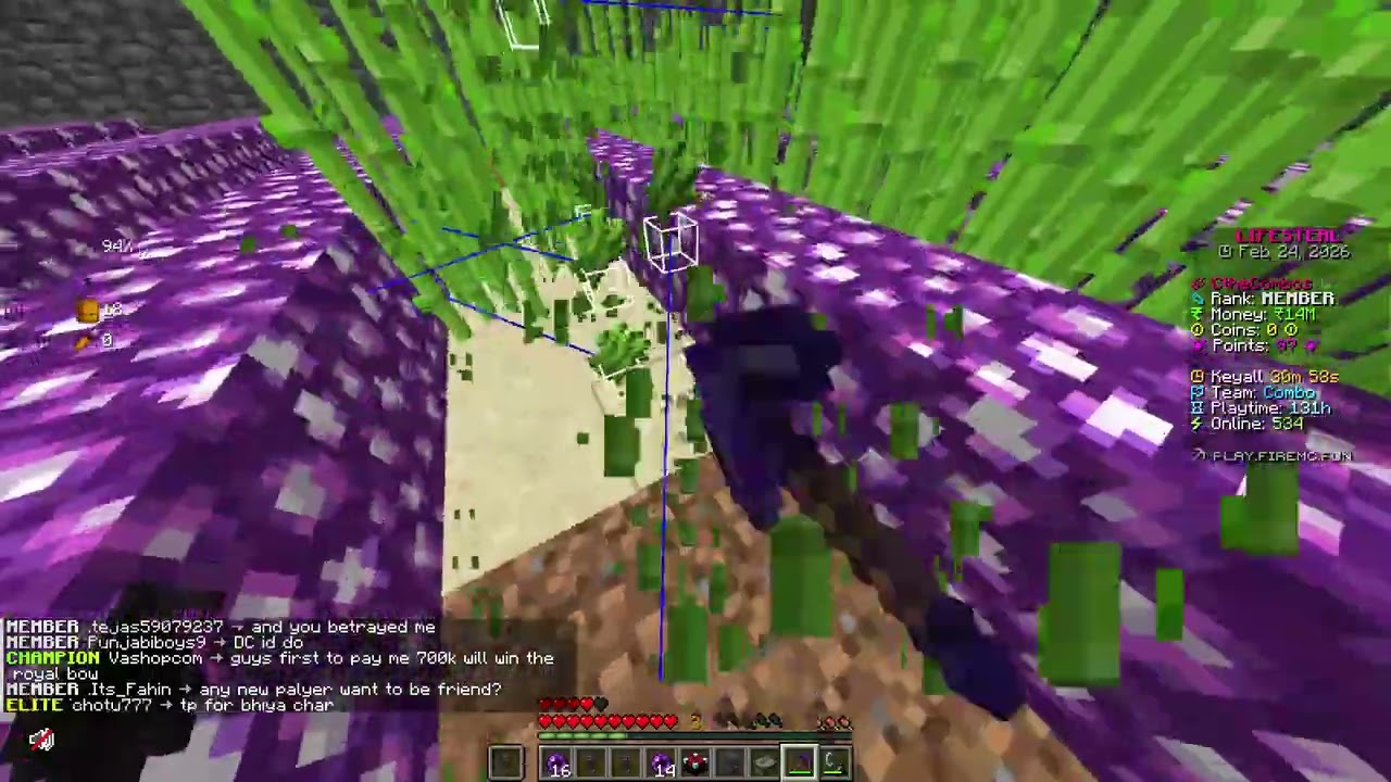 Raiding Bases in Firemc #firemc #firemclifesteal #firemcseason7 @PSD1