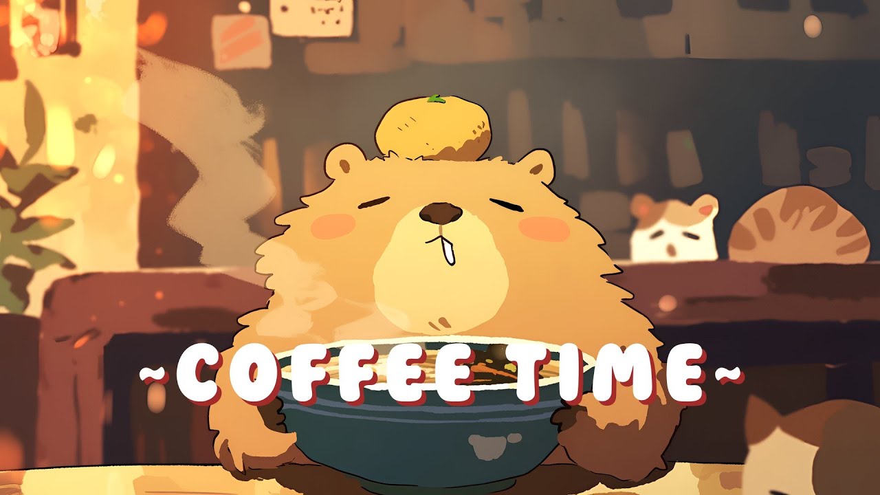 Capybara Beat Station | Peaceful Beats for Studying & Relaxing 🦫 🎮 ☕ | Continuous Mix
