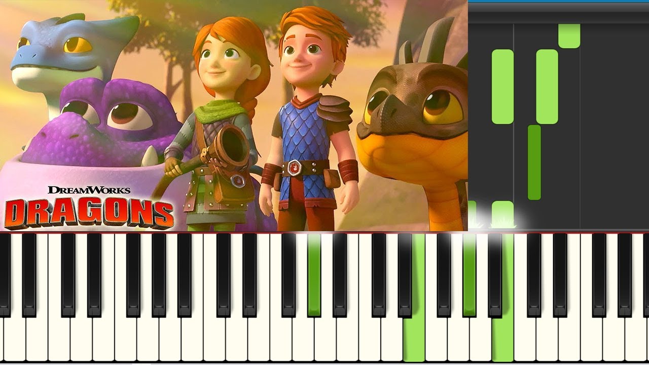 Dragons: Rescue Riders Secrets of the Songwing Final Song Piano Cover