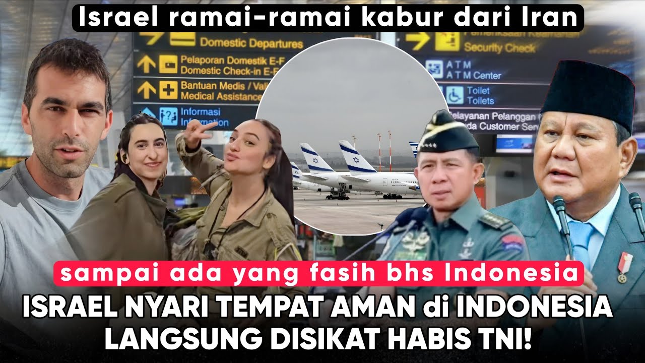 Tentara & Warga Israel Rame2 Kabur ke Indo, Langsung Disikat TNI! Gimana Cara Israel Sampai ke Indo?