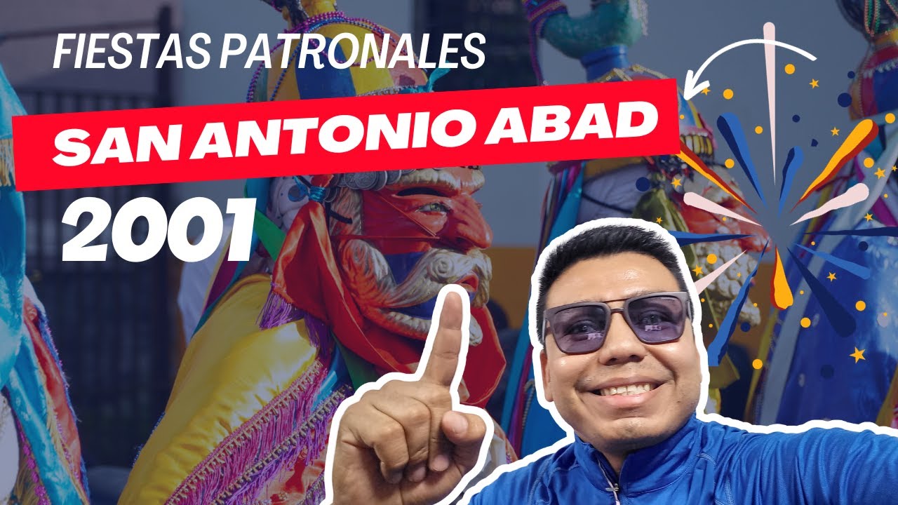 Así eran las fiestas patronales en San Antonio Abad en el 2001
