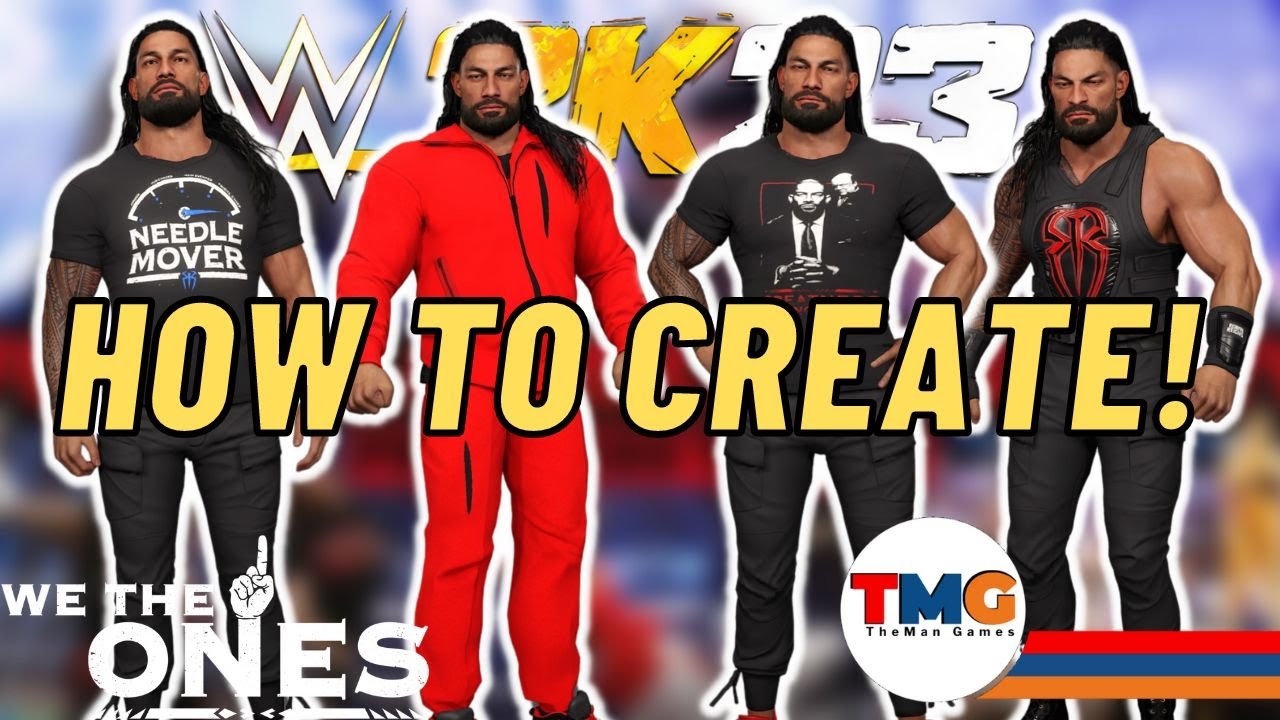 WWE 2K23: Как создать костюм Романа Рейнса | TheMan Games