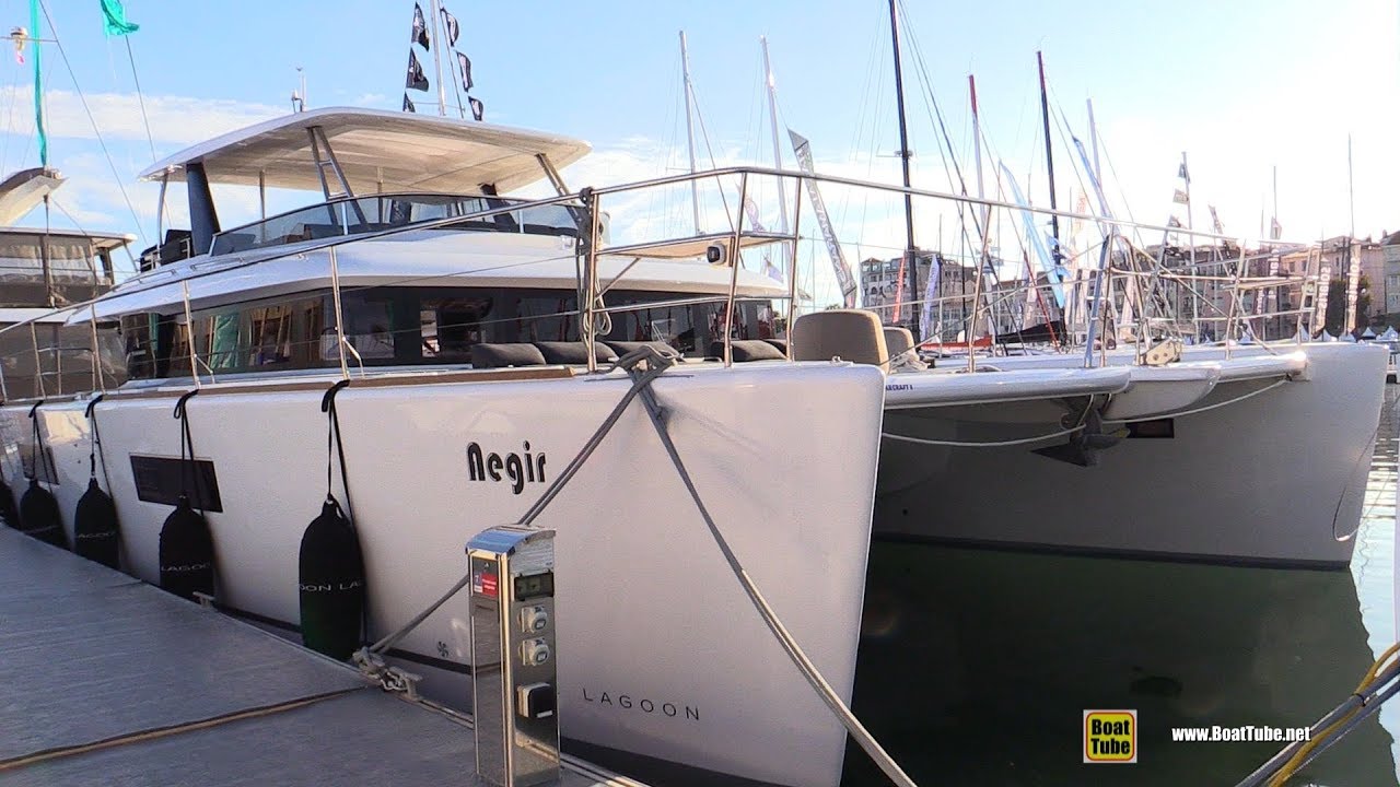 2019 Lagoon 630 MY Power Catamaran - Walkaround - 2018 Cannes Yachting Festival