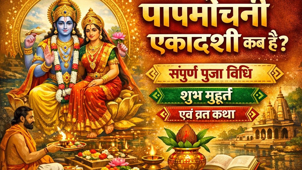 👉पापों से मुक्ति का दिन!पापमोचनी एकादशी का रहस्य”😱 “सिर्फ ये कथा सुनने से मिलती है पापों से मुक्ति!🙏