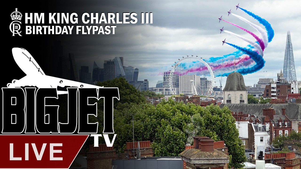 LIVE: HM King Charles Birthday Flypast