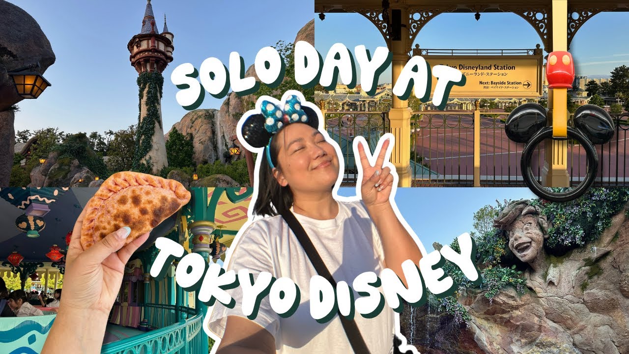 Cozy Solo Disney Day ✨ Tokyo Disneyland Vlog