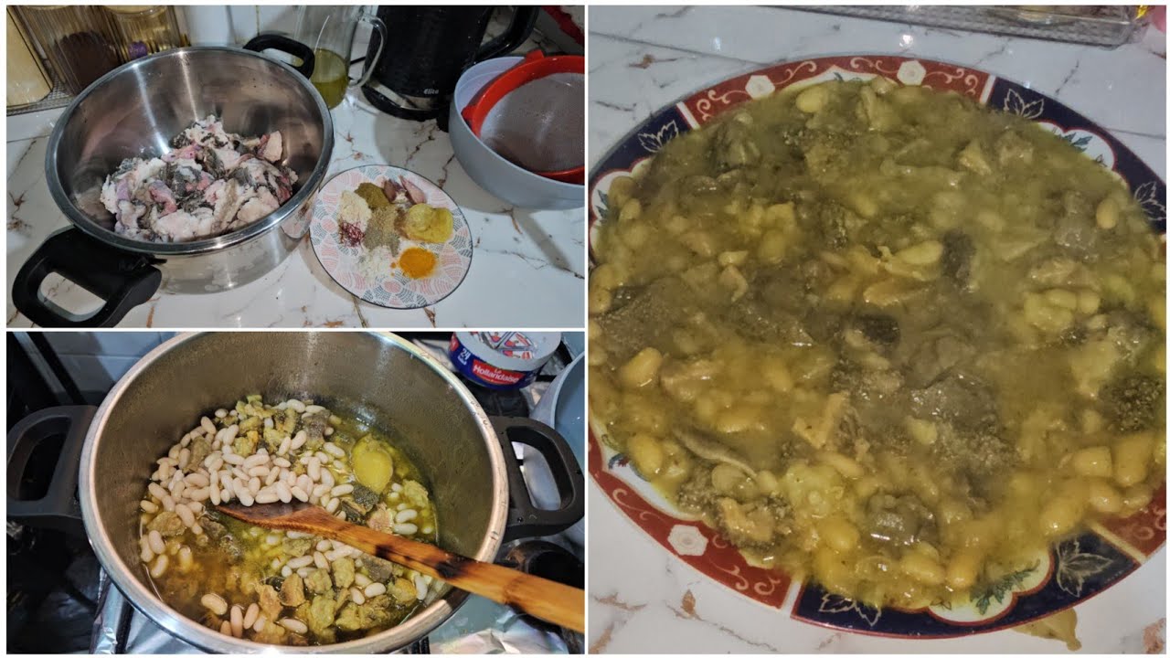 اللوبيا بالتقلية نصيب الطنجية على الطريقة المراكشية✅ كاتجي معلكه وبنينه ما تشبعوش منها 😋