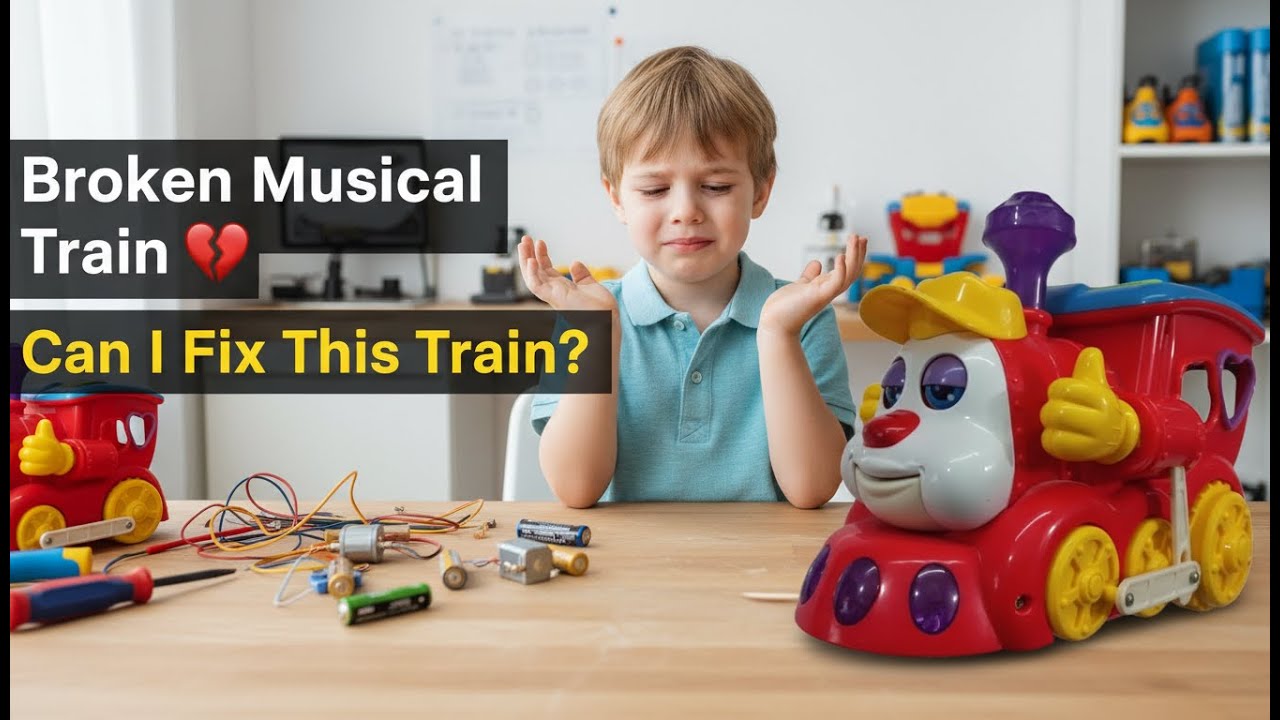 Broken Musical Train Repair | Fixing a Musical Locomotive That Won’t Turn On