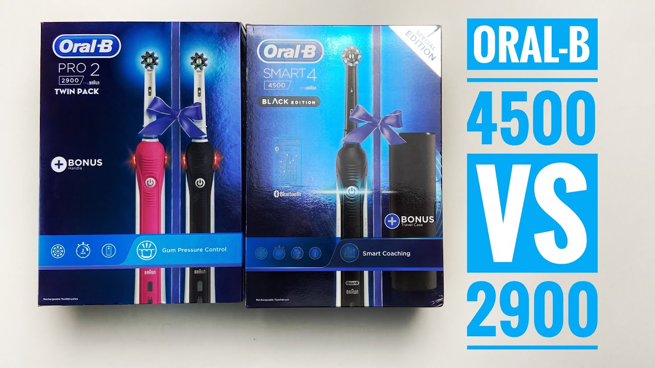 Зубные щётки Oral-B 🔥 2900 и 4500 лучшие в своём деле