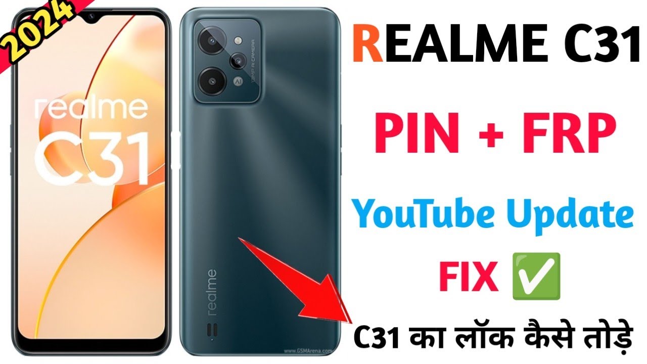 realme c31 frp bypass youtube update ! realme c31 hard reset