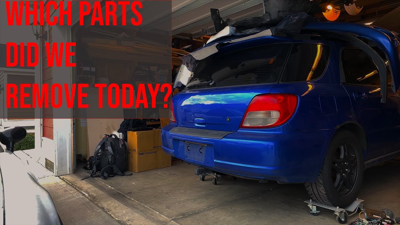Which parts did we remove today?