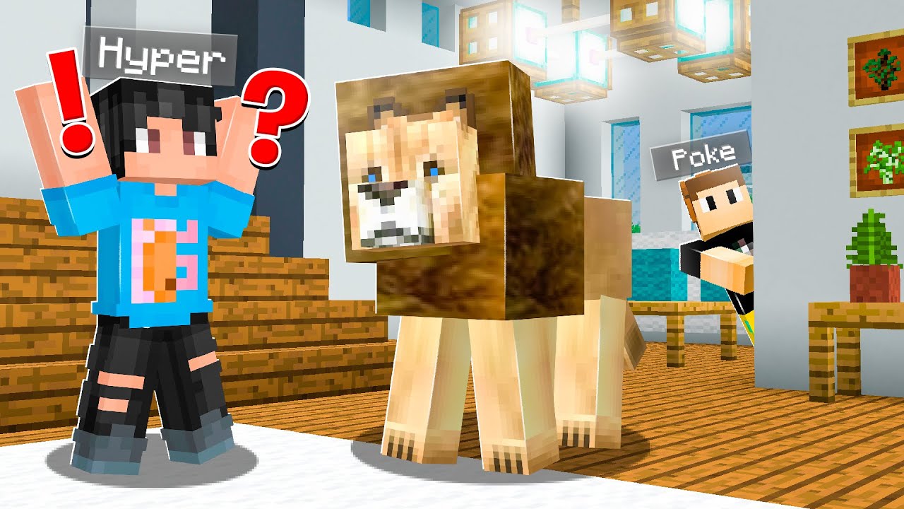 I Put REAL ANIMALS In His Minecraft Home!