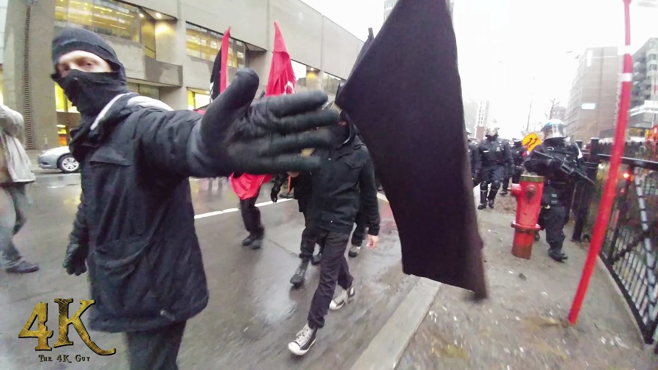Montreal: May day protest 5-1-2017 / Manifestation du 1er mai 2017