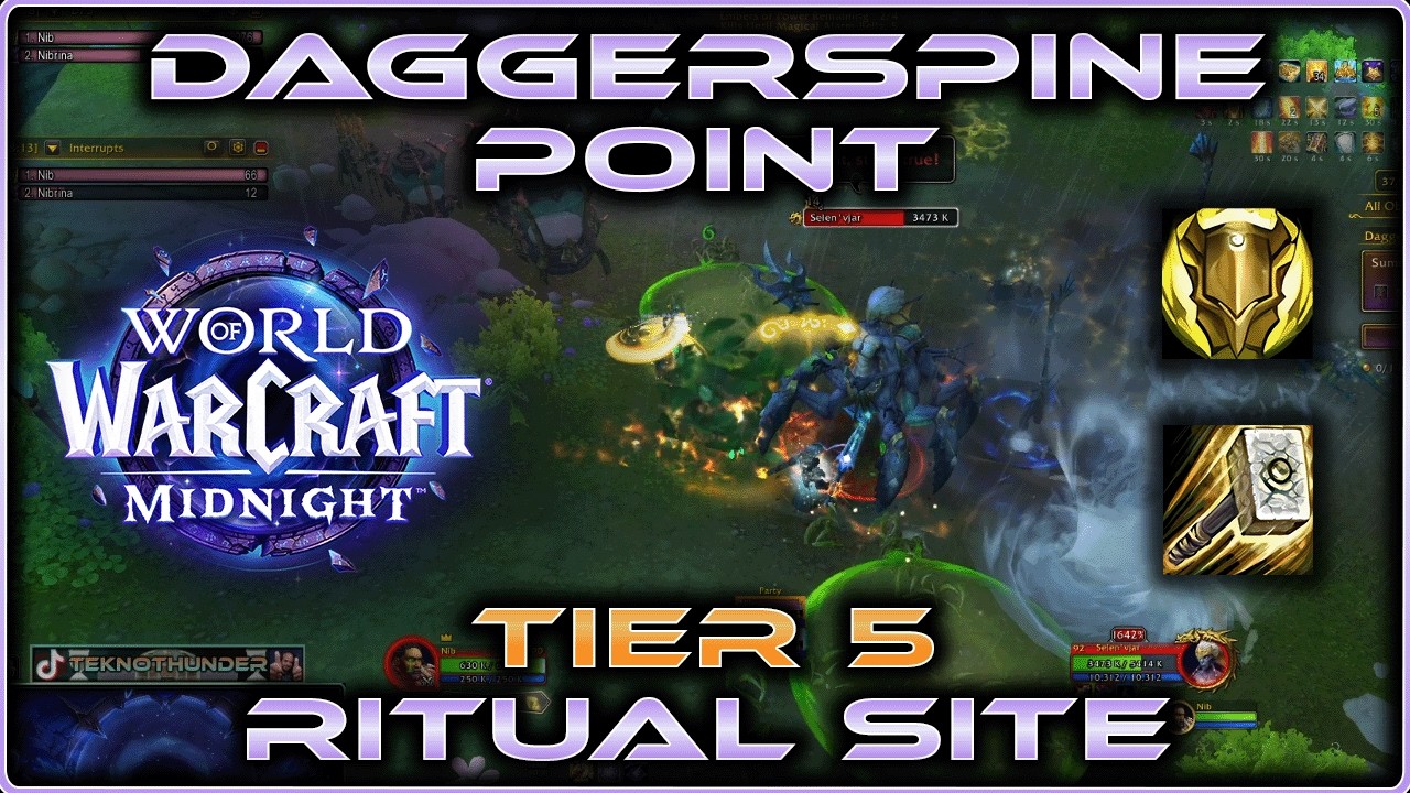 Daggerspine Point - Tier 5 Ritual Site - ALL Challenges - Prot Pally POV