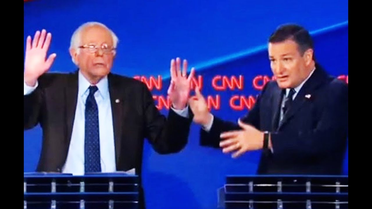 Bernie Destroys Ted Cruz In Tax Debate