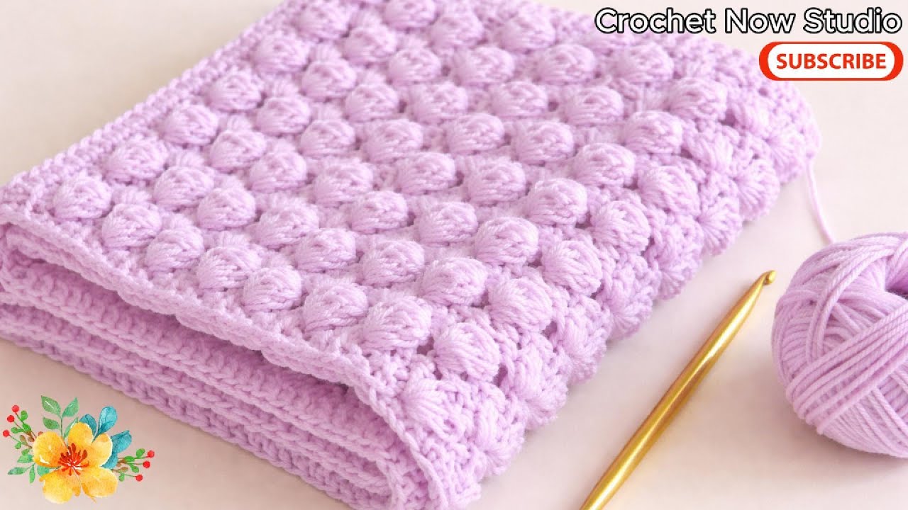SUPER EASY & LOVELY Crochet Pattern for Beginners!😍 Crochet Stitch for Baby Blanket & Bag #crochet