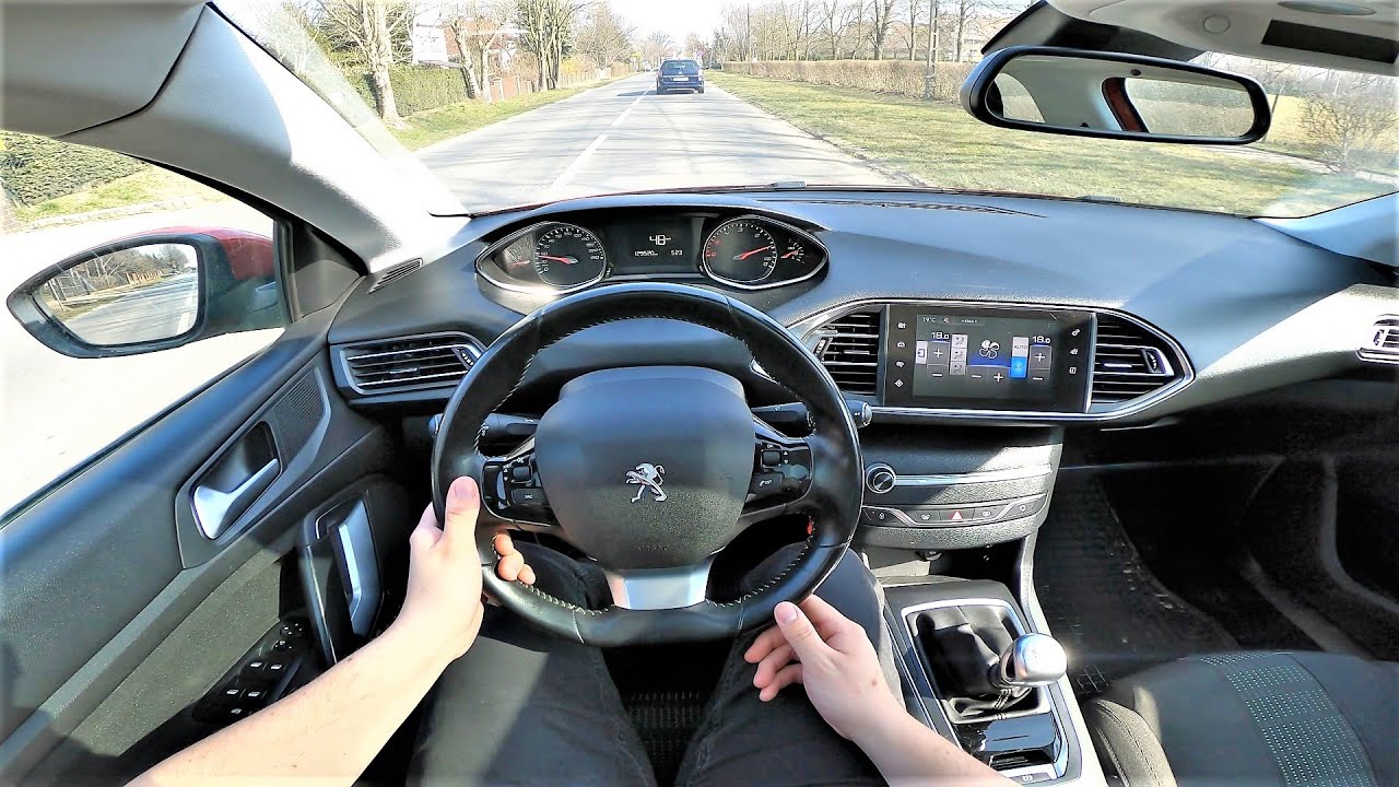 Peugeot 308 1.6hdi 120HP (2015) POV Test Drive & Acceleration 0-100 | 4K #120