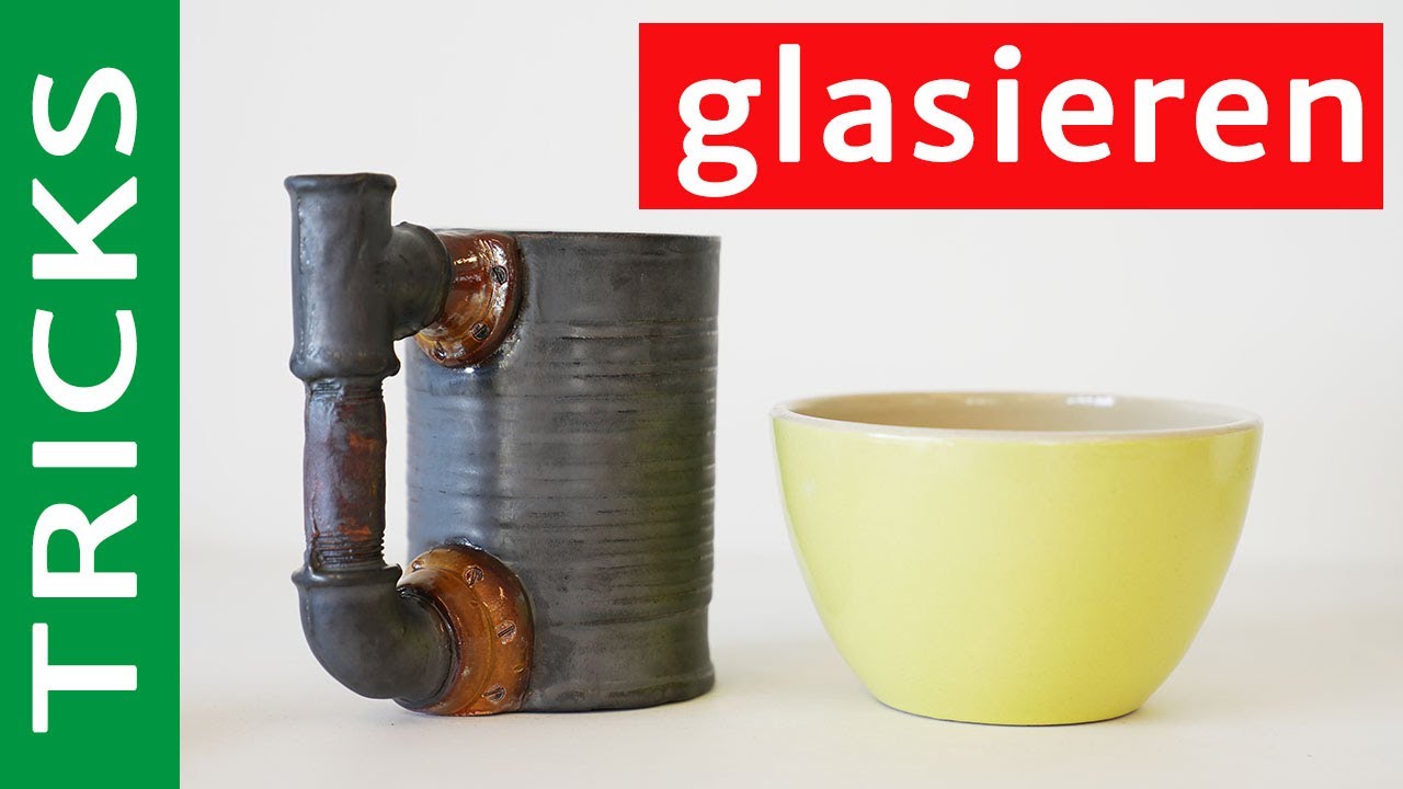 Glasieren von Keramik Schritt f&uuml;r Schritt genau erkl&auml;rt