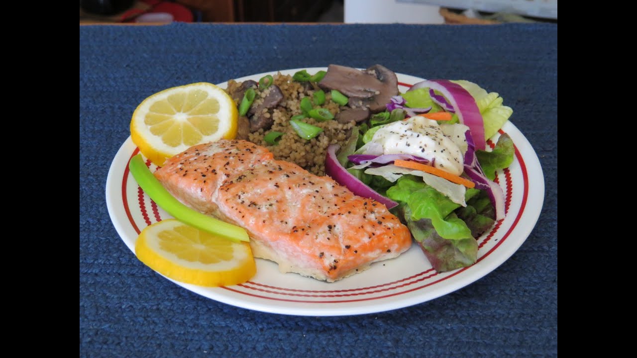 How to Bake Marinated Salmon in the Toaster Oven~Easy Cooking