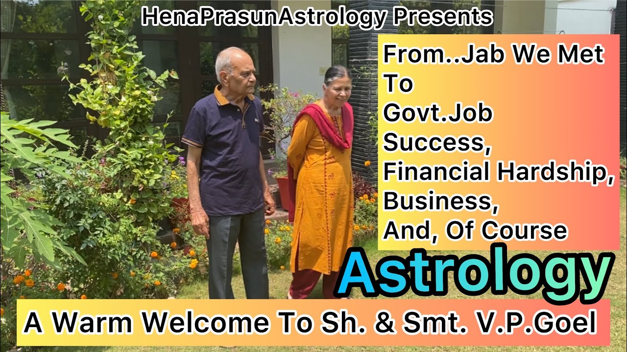 Meet the special couple Mr. & Mrs V.P. Goel. A must watch video by Hena Prasun