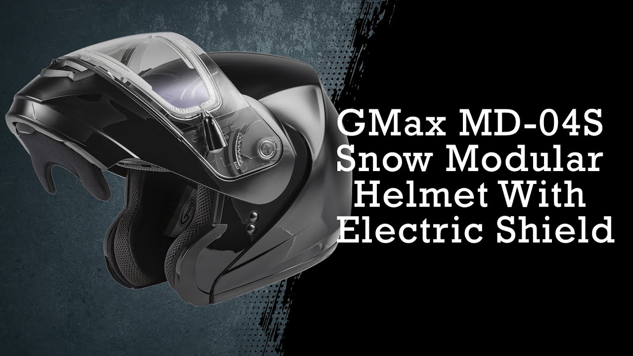 GMax MD-04S Snow Modular Helmet With Electric Shield