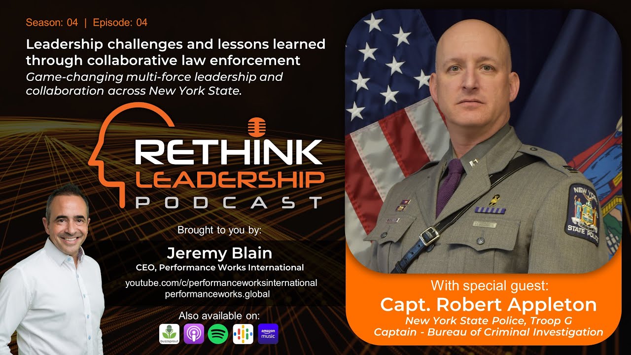 Leadership challenges and lessons learned through collaborative law enforcement | Robert Appleton