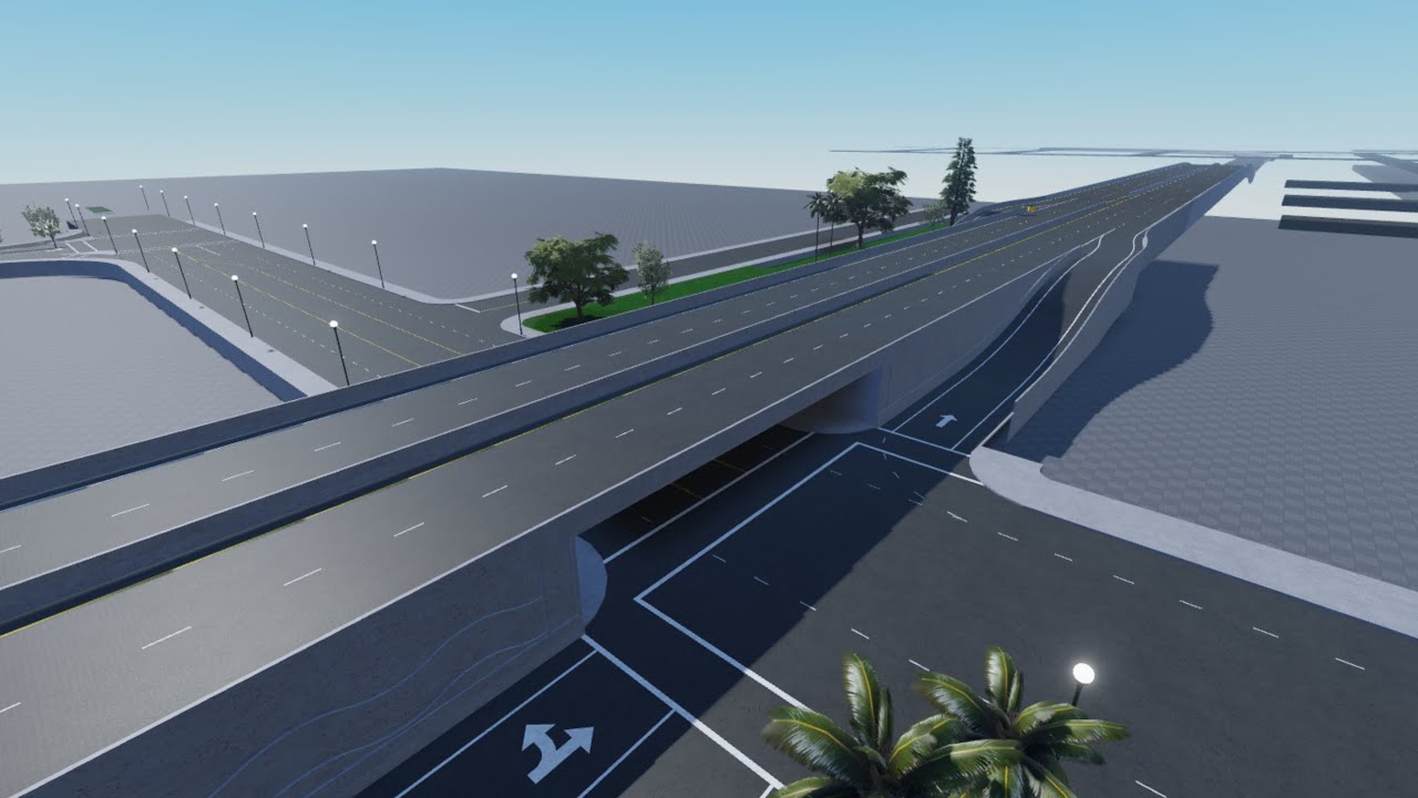 ROBLOX STUIDO | freeway entrance/exit speed build