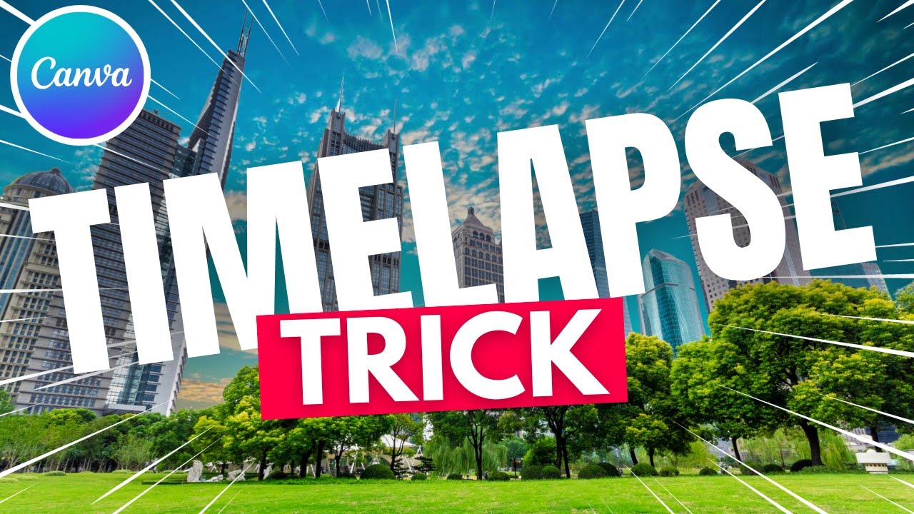 Easy Timelapse Effect Trick in Canva