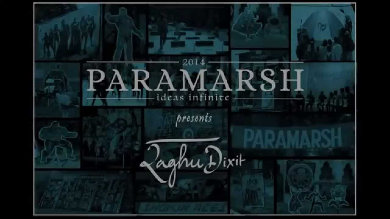 Raghu Dixit Concert at Paramarsh'14- Mysore Se Aayi