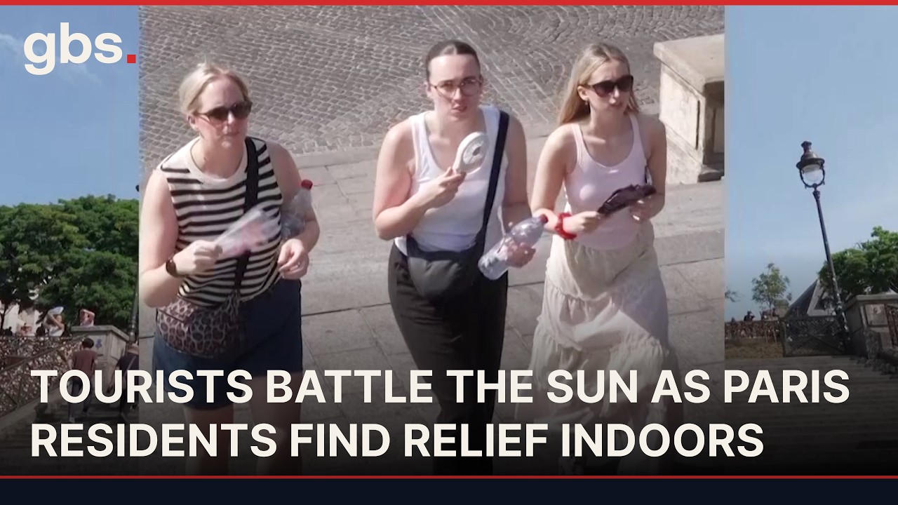 Tourists Battle the Sun as Paris Residents Find Relief Indoors | AC1S