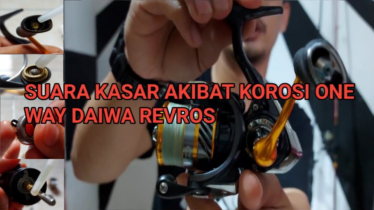 REVIEW DAN SERVICE RINGAN DAIWA REVROS / SERVIS REEL
