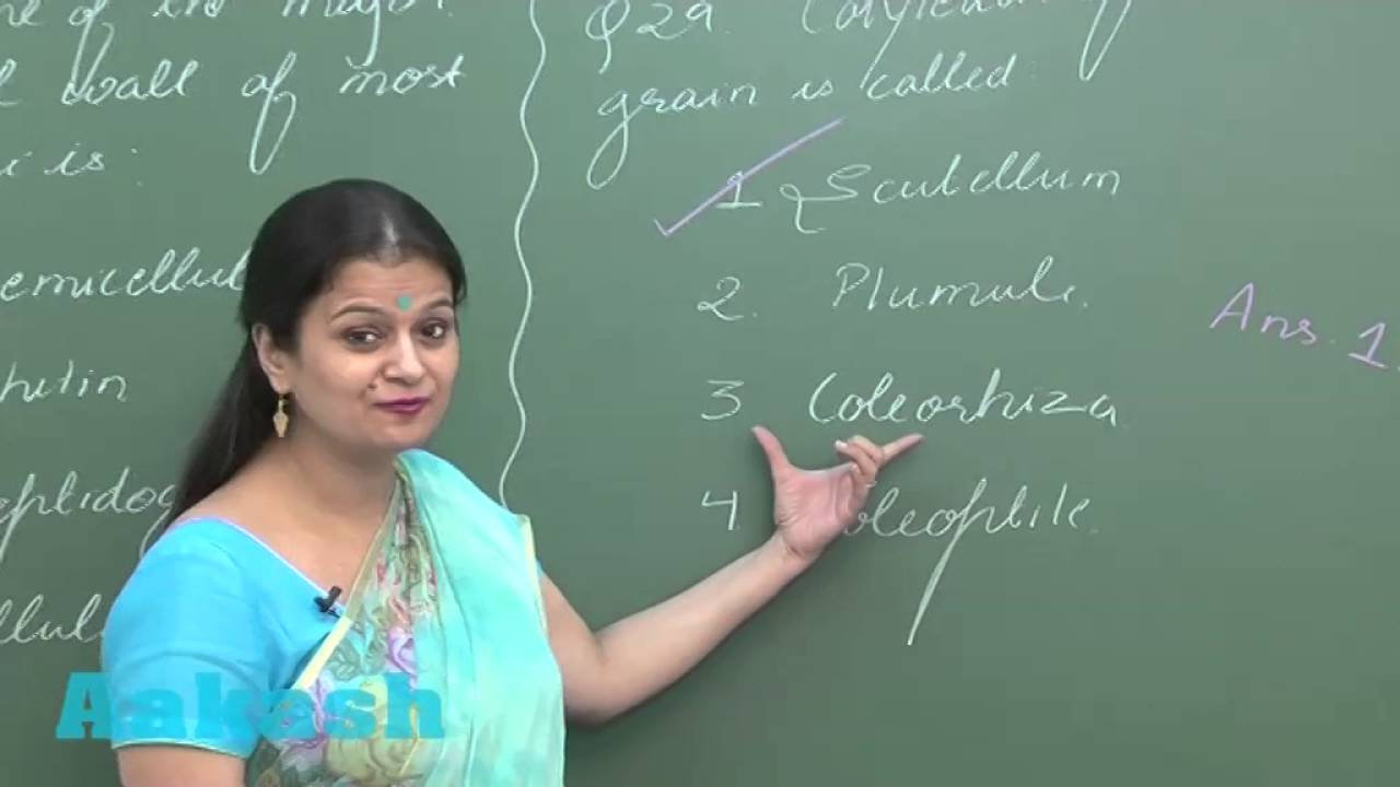 AIPMT 2016 Biology Solution Q. 28-30 Aakash (NEET Phase-I)