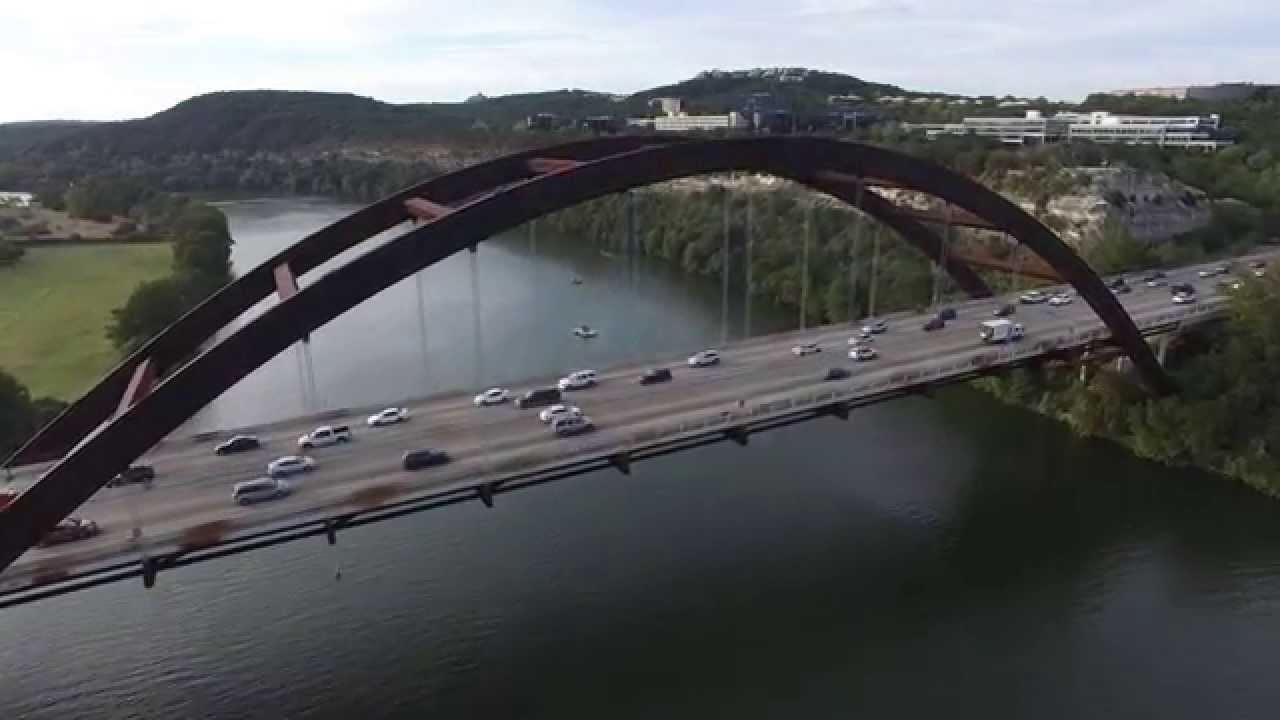 AUSTIN TEXAS 360 BRIDGE 4K DRONE