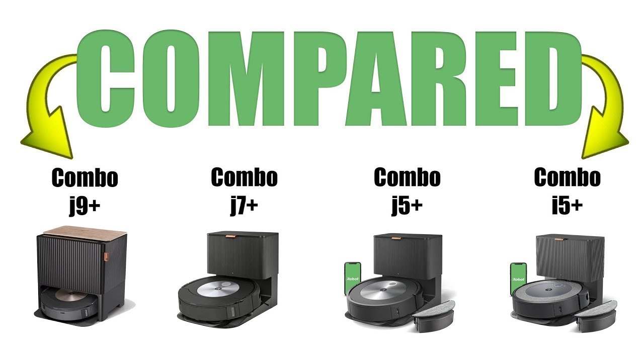 ОБЪЯСНЕНИЕ НОВЫХ СМЫВАЛЬНЫХ РОБОТОВ-ПЫЛЕСОСОВ iRobot Roomba: Combo j9+, Combo j7+, Combo j5+ и Co...