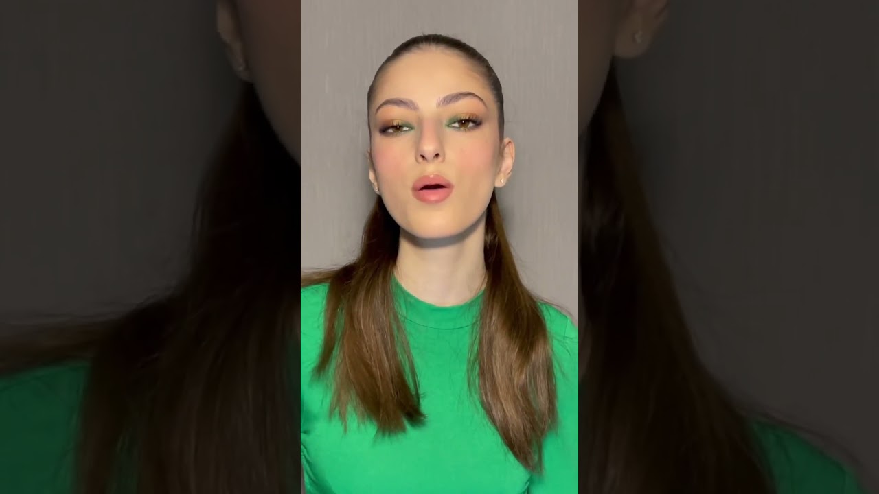green makeup💚❤️&zwj;🔥