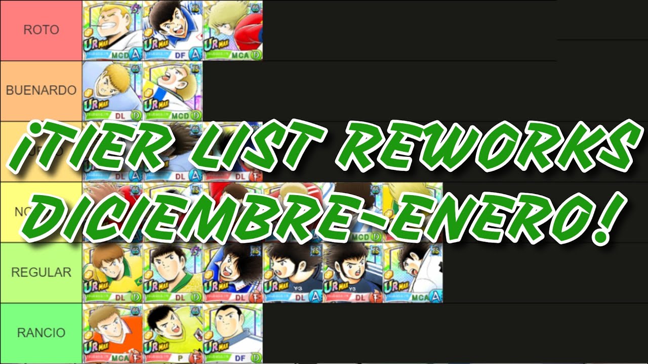 ¡TIER LIST REWORKS DICIEMBRE-ENERO! | Captain Tsubasa: DREAM TEAM