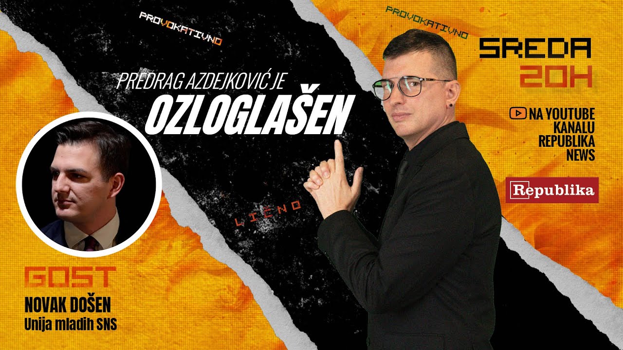 Novak Došen: Bilo je COOL blokirati Srbiju, ali ljudi su se otreznili | Ozloglašen