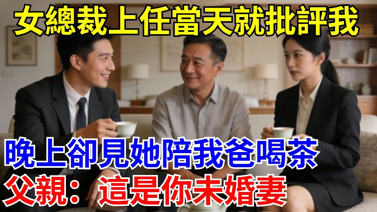 女總裁上任當天就批評我，晚上卻見她陪我爸喝茶，父親：這是你未婚妻。#原創#情感#情感故事#故事#爽文#奇聞#為人處世#生活經驗