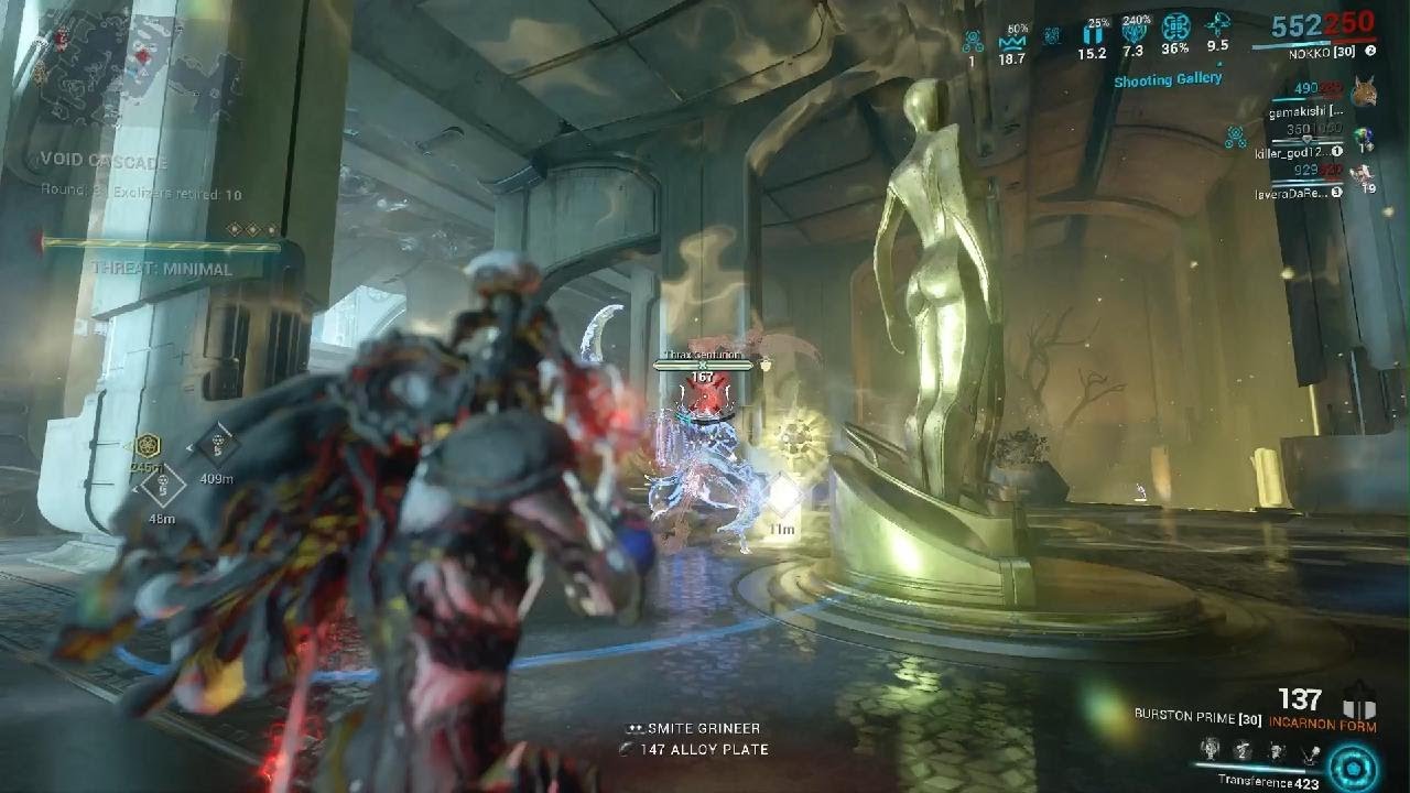 Warframe cascade with the homies