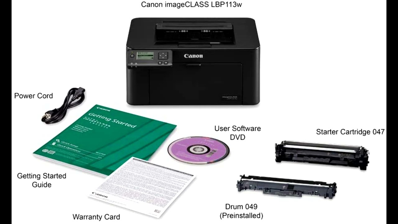 Canon LBP113w imageCLASS Compact Printer Review