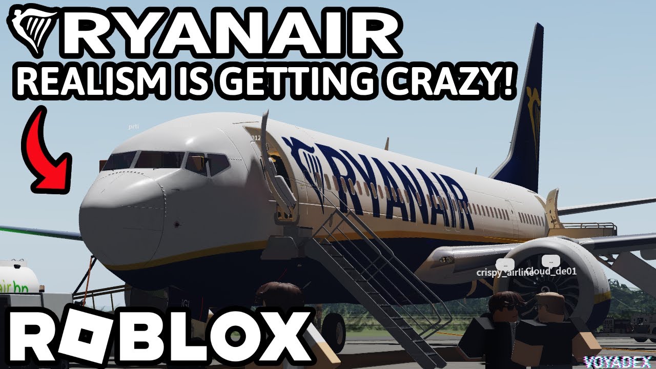 RYANAIR НА ROBLOX БОЛЕЕ РЕАЛЕН, ЧЕМ ВЫ ДУМАЕТЕ!