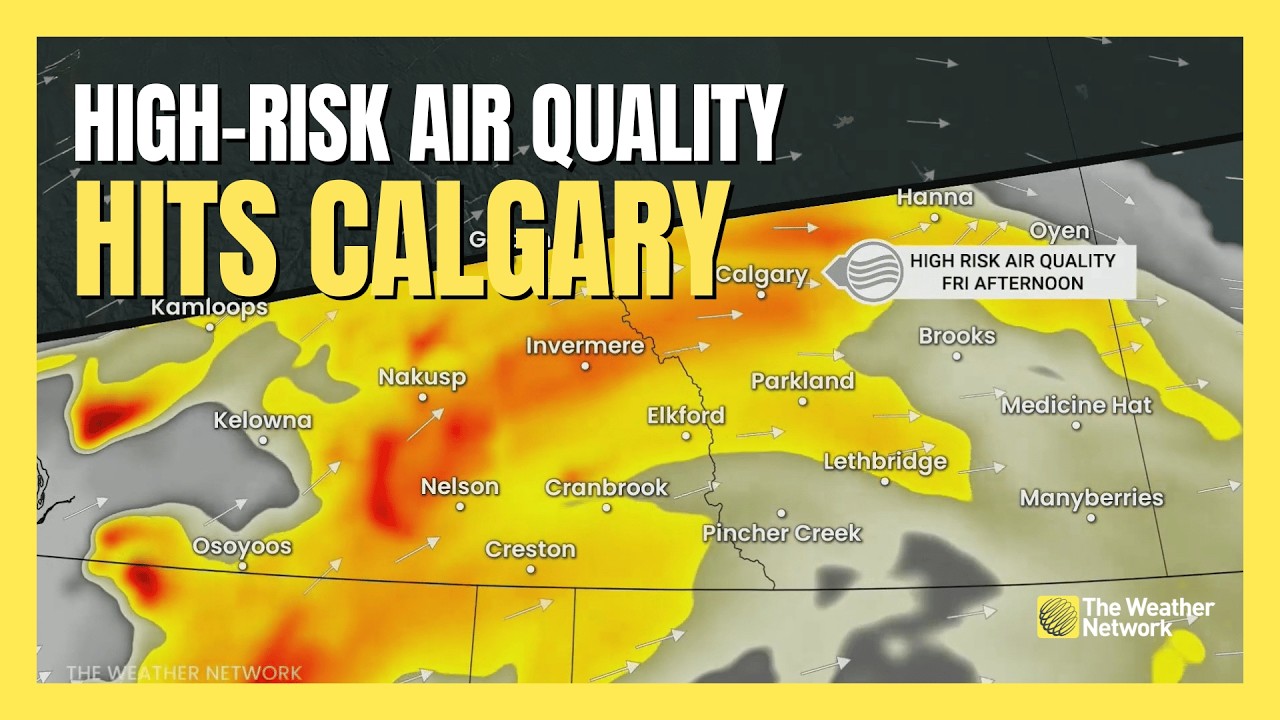 High-risk air quality hits Calgary as smoke drifts in | #airquality